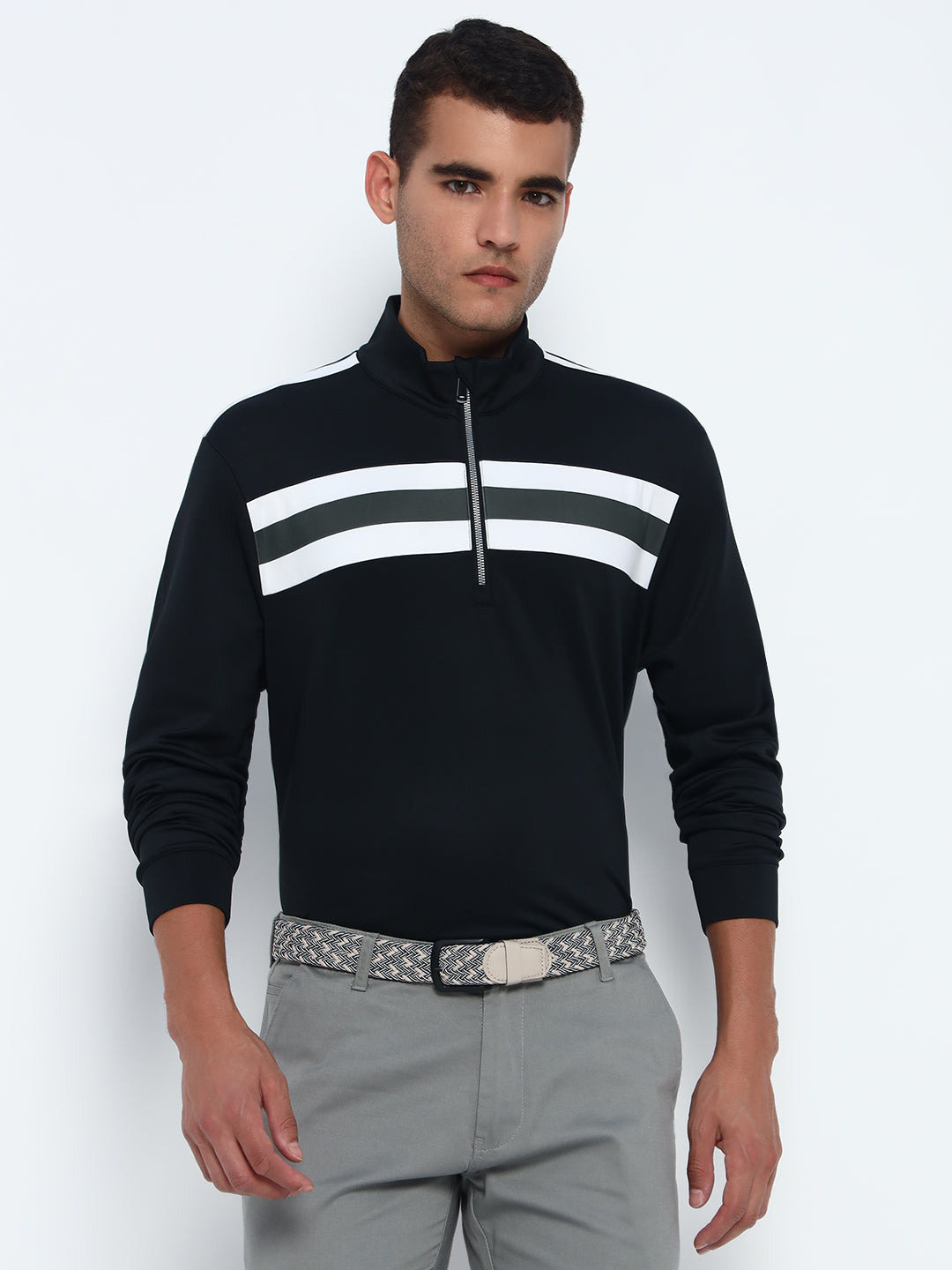 Angled Stripe Polo