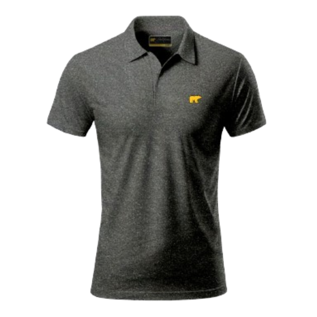 Melange Grey Jack Nicklaus Solid Polos