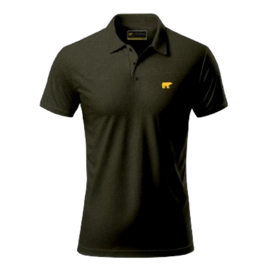 Melange Olive Nicklaus Solid Polos