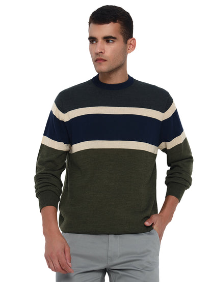 Birdseye Stripe Sweater