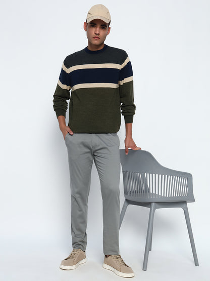 Birdseye Stripe Sweater
