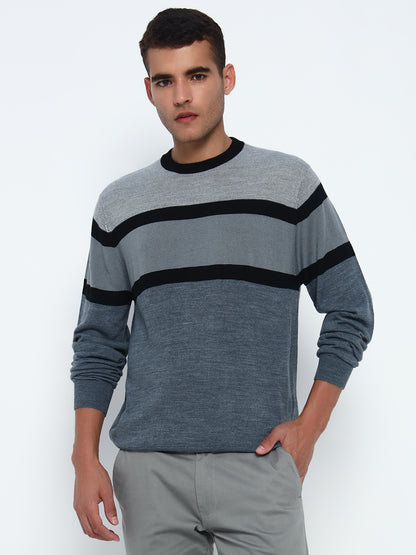Birdseye Stripe Sweater