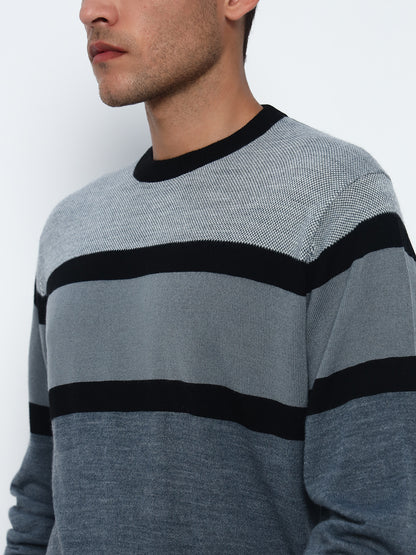 Birdseye Stripe Sweater
