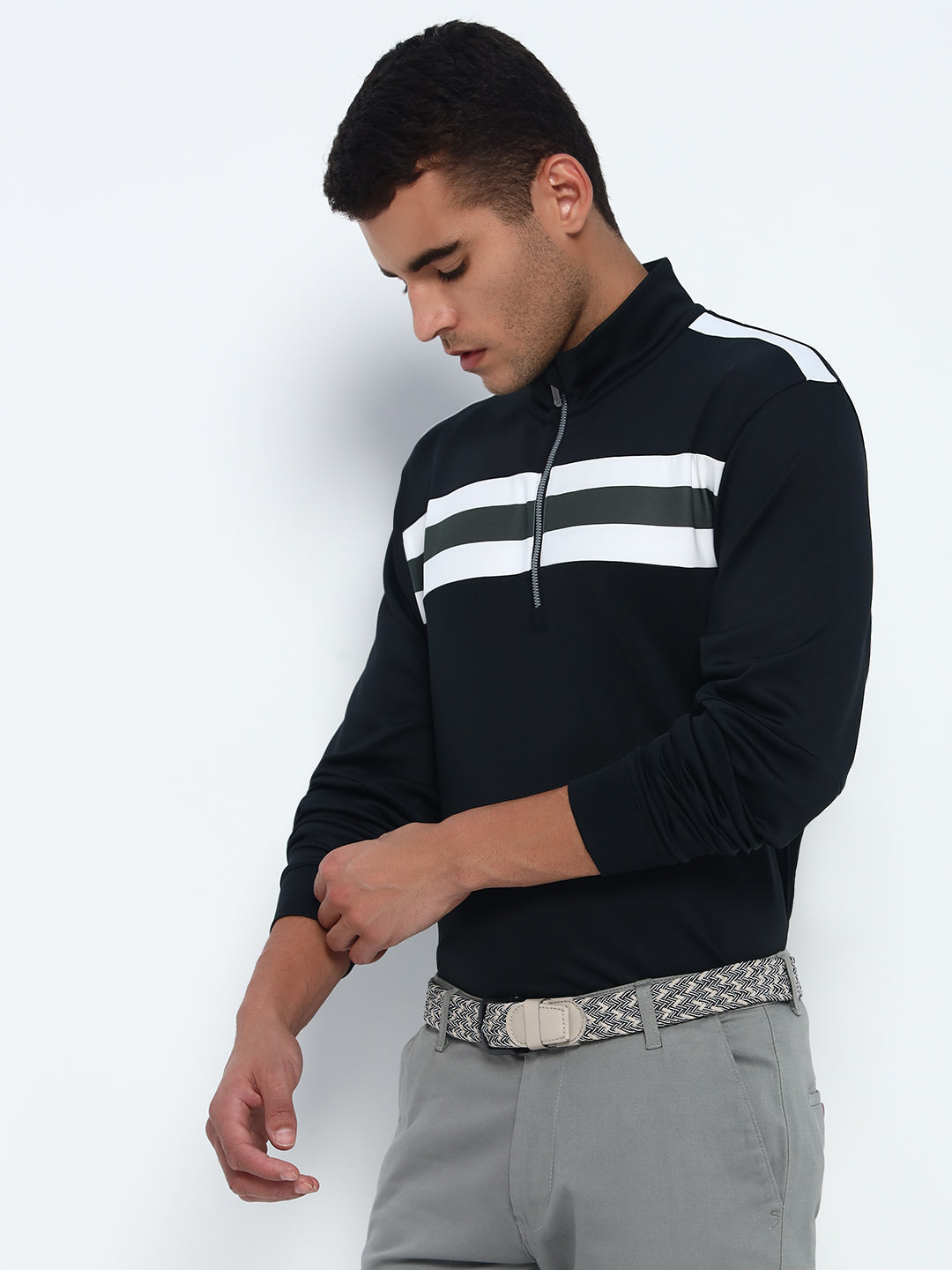 Angled Stripe Polo