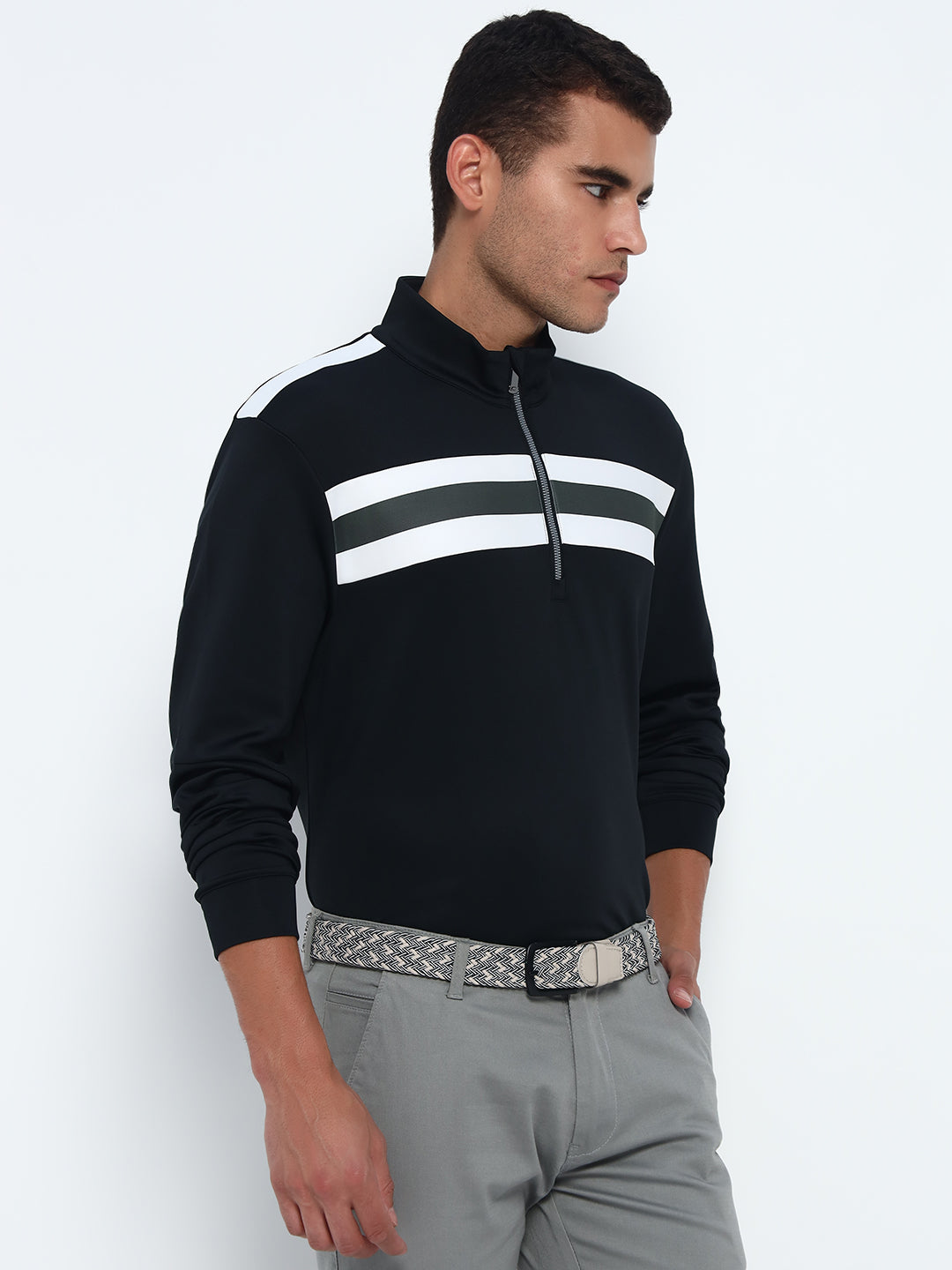 Angled Stripe Polo