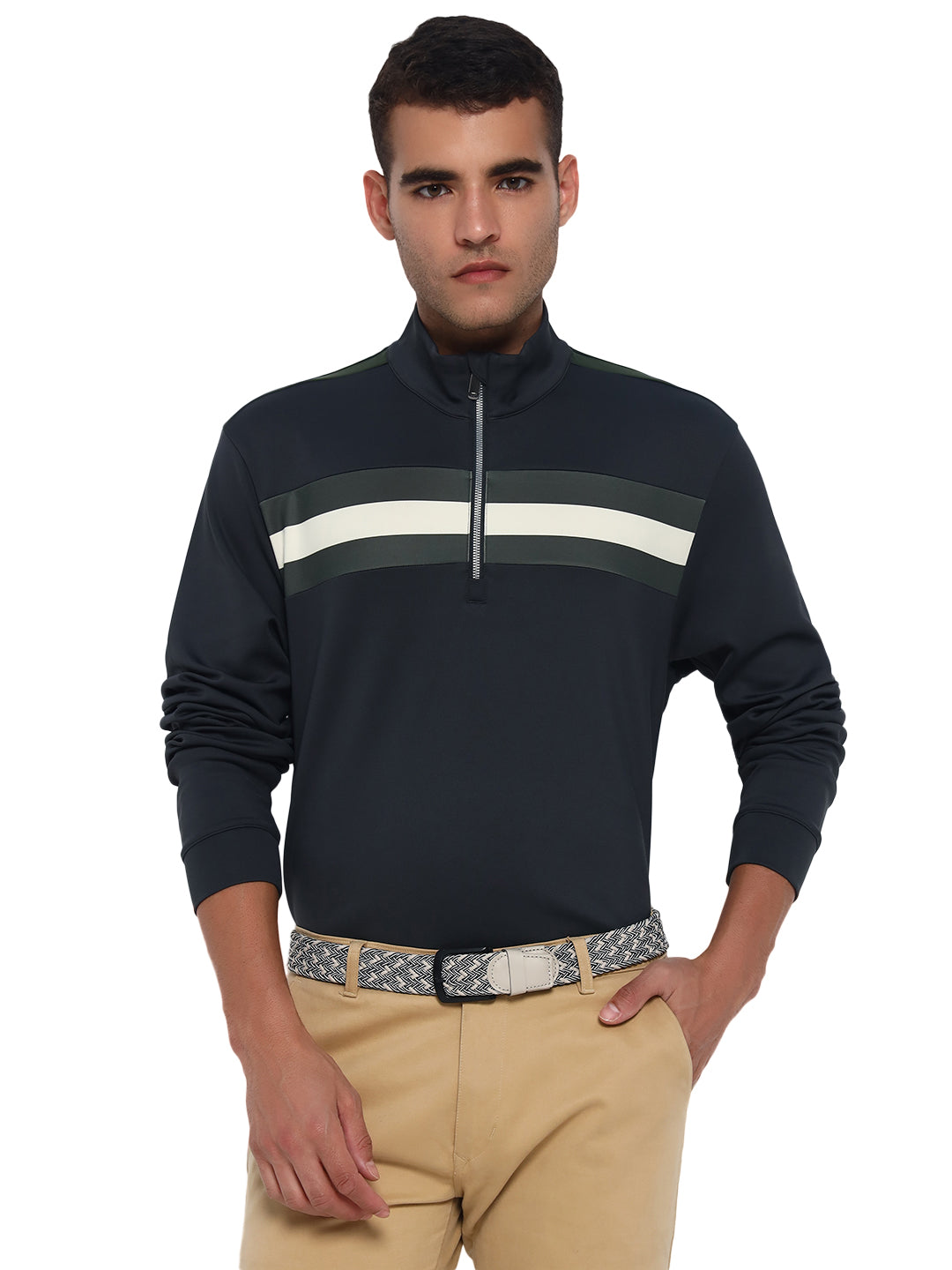 Angled Stripe Polo