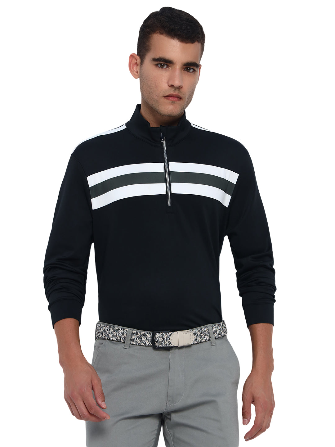Angled Stripe Polo