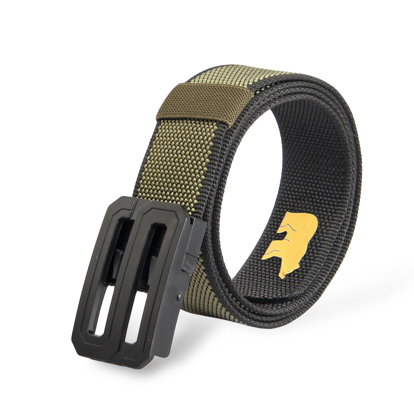 Jack Nicklaus Reversible Golf Belt for Men | Adjustable Polyester Belt with Metal Buckle