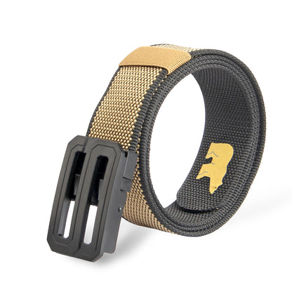Jack Nicklaus Reversible Golf Belt for Men | Adjustable Polyester Belt with Metal Buckle