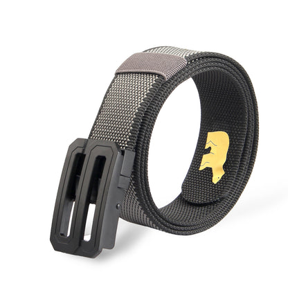 Jack Nicklaus Reversible Golf Belt for Men | Adjustable Polyester Belt with Metal Buckle