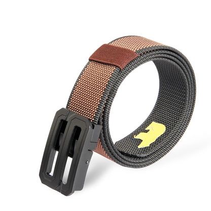 Jack Nicklaus Reversible Golf Belt for Men | Adjustable Polyester Belt with Metal Buckle