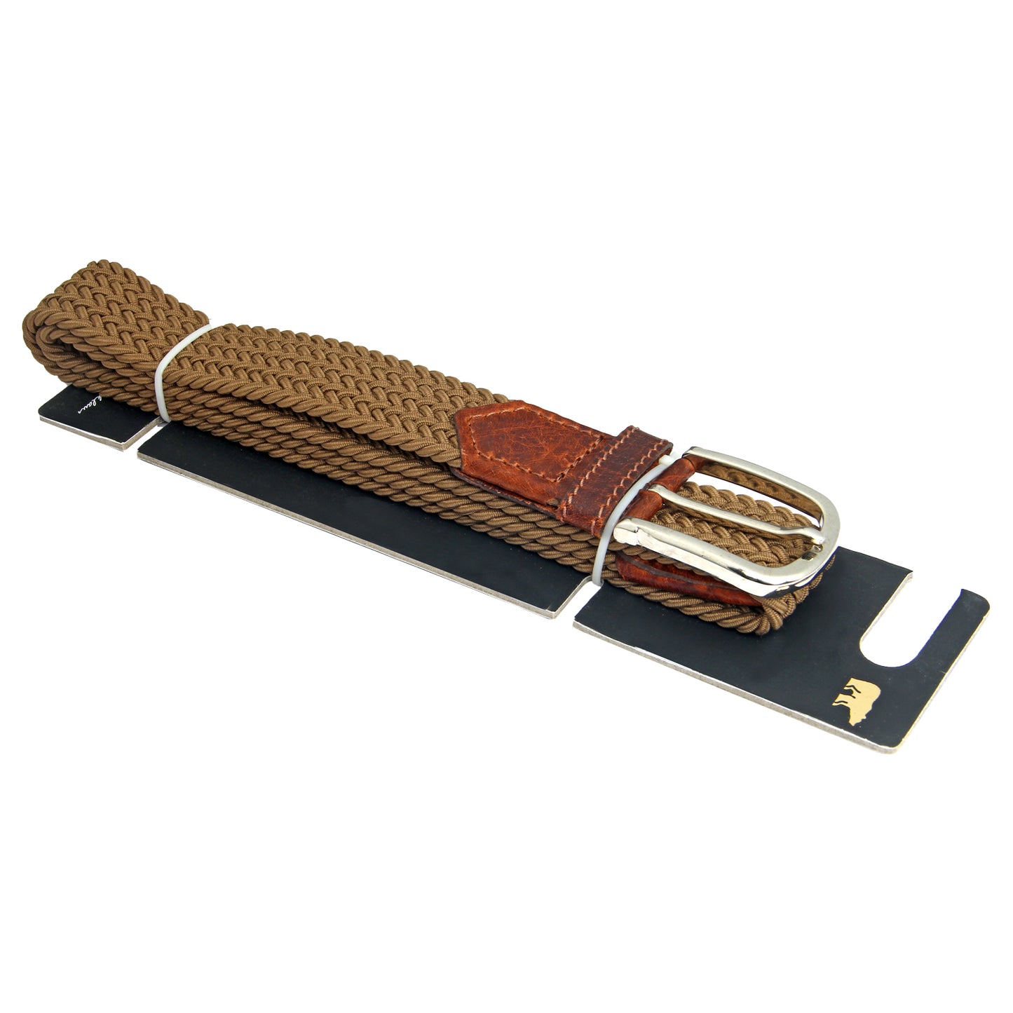 Brown Jack Nicklaus Elastic Stretch Belt