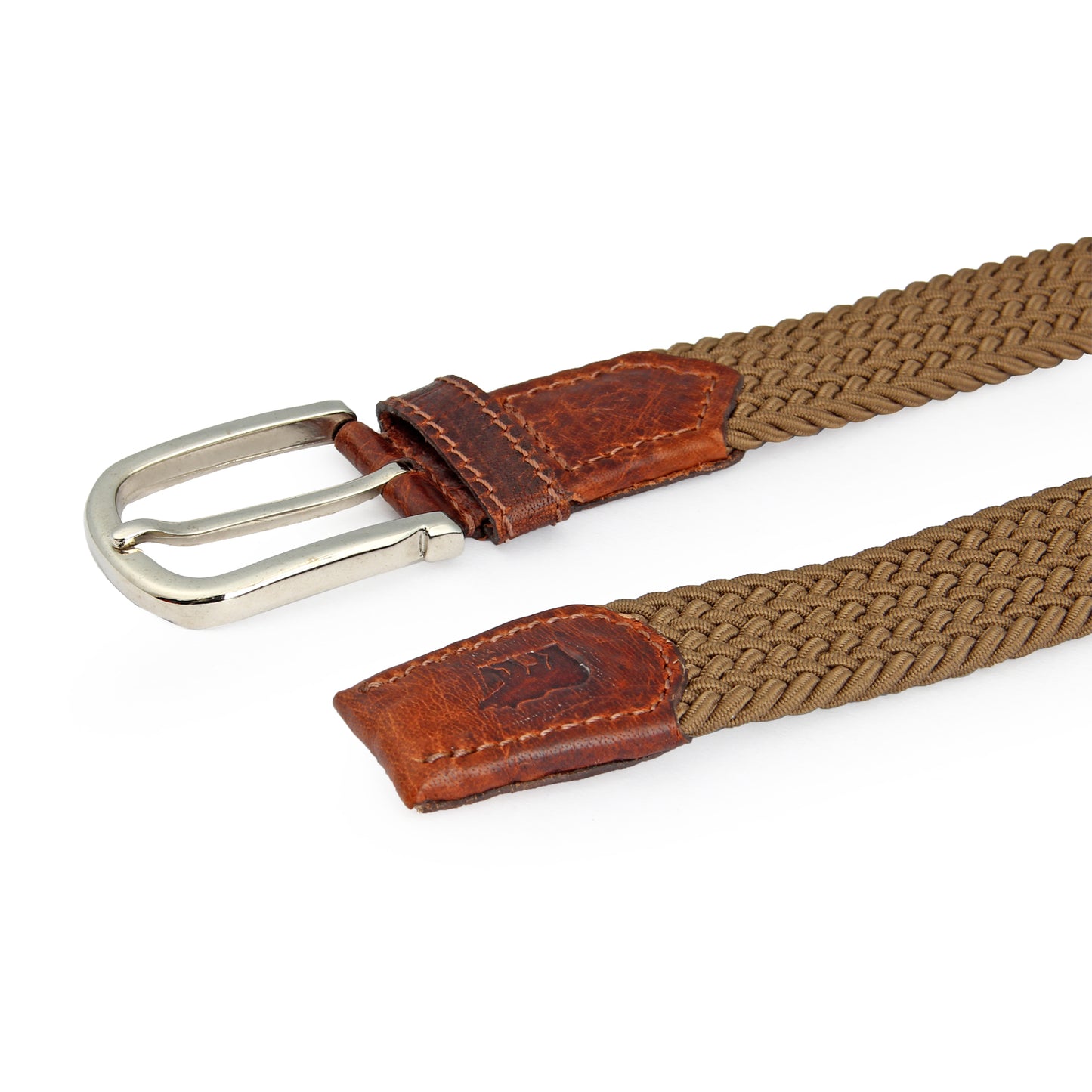 Brown Jack Nicklaus Elastic Stretch Belt