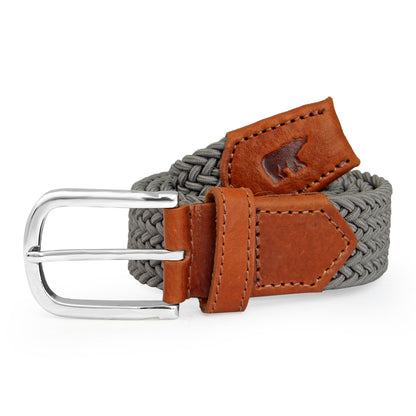 Grey Jack Nicklaus Elastic Stretch Belt