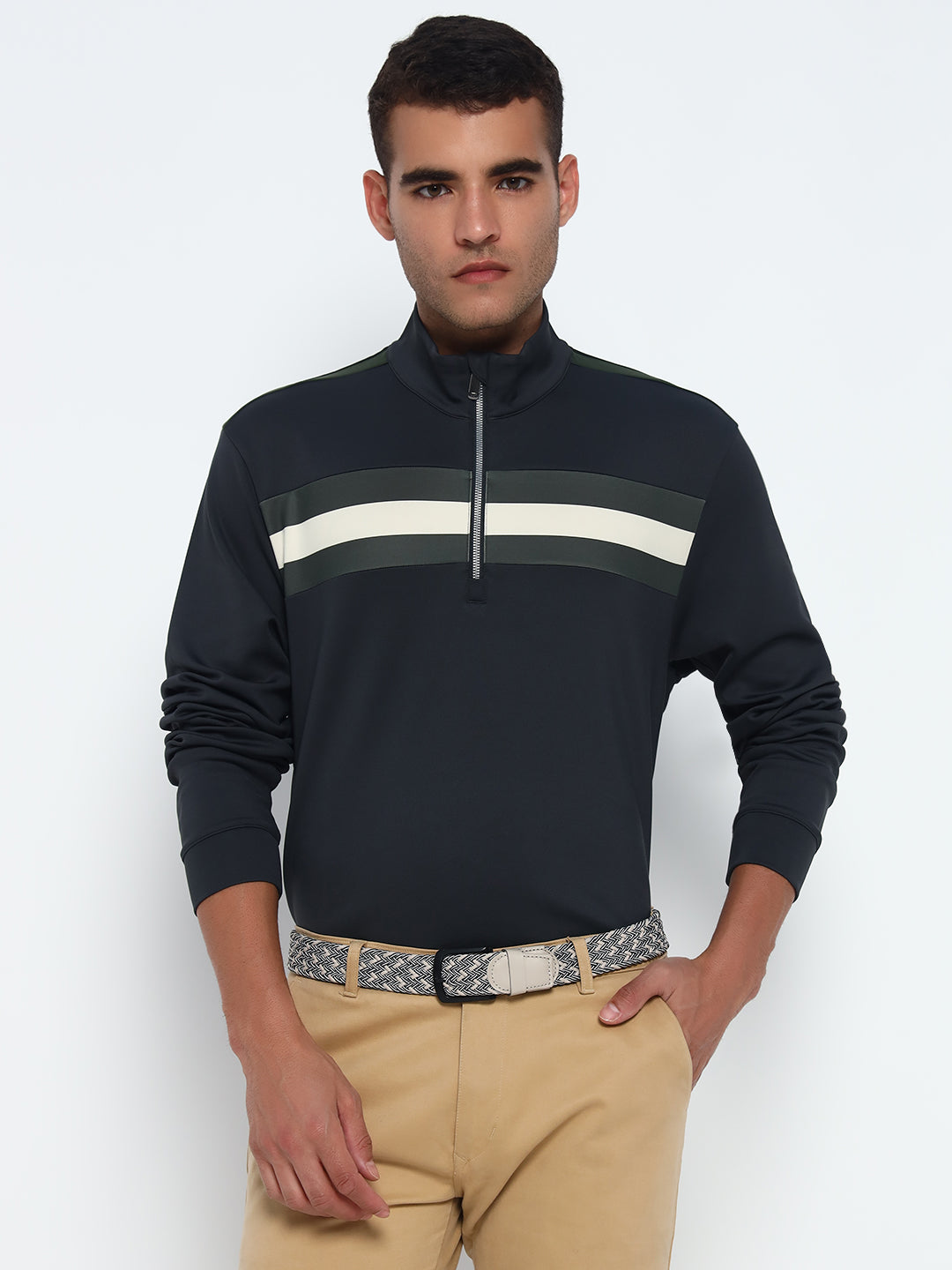 Angled Stripe Polo