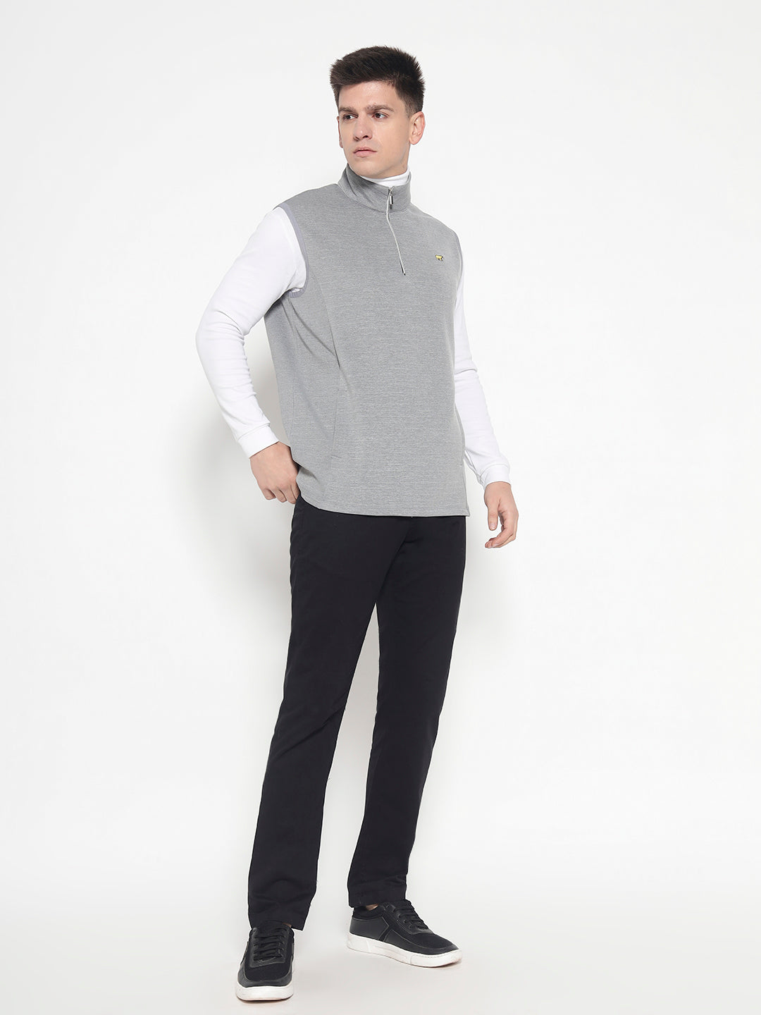 Men's Sleevless Tech Vest – Charcol Grey