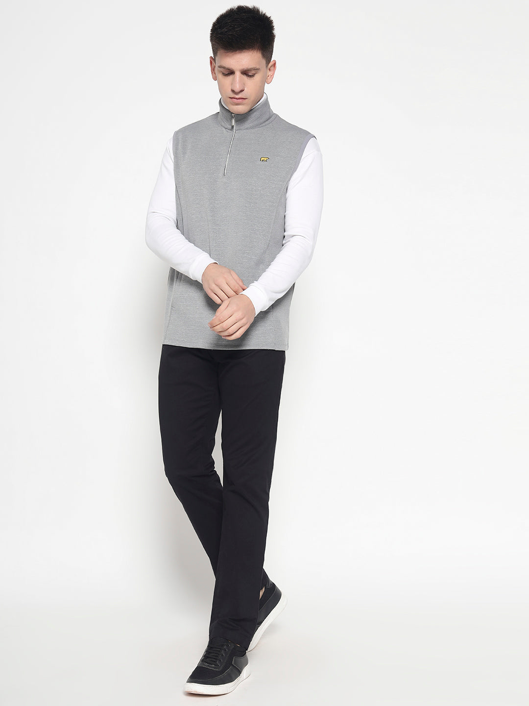 Men's Sleevless Tech Vest – Charcol Grey