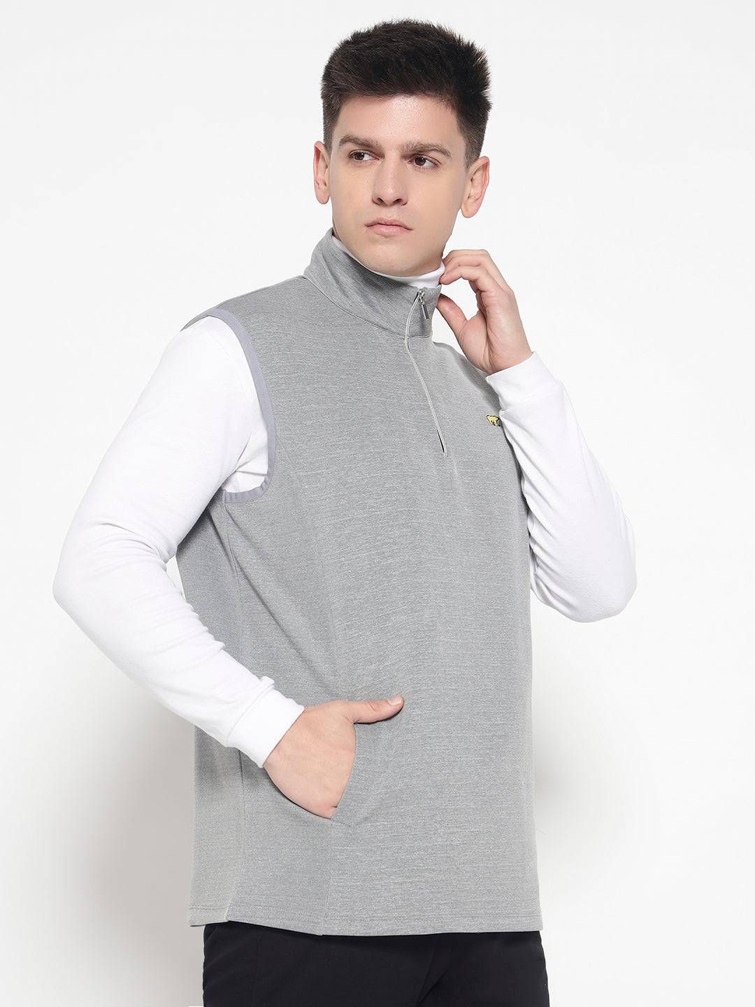 Men's Sleevless Tech Vest – Charcol Grey